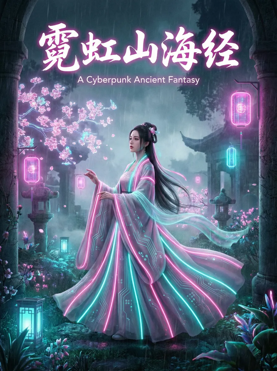 搞av网 古风奇缘短剧 - 霓虹山海经海报